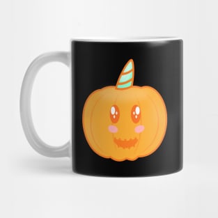 Cute unicorn pumpkin for halloween Mug